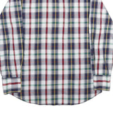 WRANGLER Mens Blue Red Green Check Shirt M Long Sleeve Cotton Blend Casual