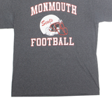 Mens Grey Monmouth Scots Football Graphic T-Shirt M Crew Neck Short Sleeve