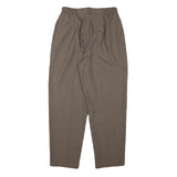 FUNDAMENTAL THINGS Womens Polyester Blend Beige Relaxed Straight Trousers W26