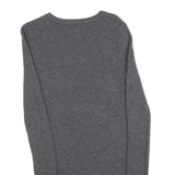 FAT FACE Womens Grey Wool Blend Day Knit Jumper Dress UK 8 Lace Hem