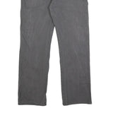 DICKIES Mens Cotton Blend Grey Regular Straight Trousers W36 L34 Workwear Zip