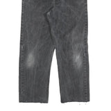 LEVI'S 505 Mens Black Regular Straight Denim Cotton Blend Dark W31 L25 Classic