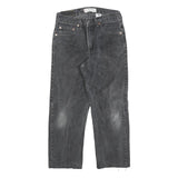 LEVI'S 505 Mens Black Regular Straight Denim Cotton Blend Dark W31 L25 Classic