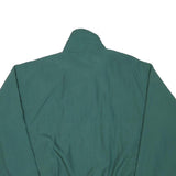 AMANATI Mens Green Purple Zip Jacket M Polyester Blend Plain Casual Lightweight