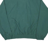 AMANATI Mens Green Purple Zip Jacket M Polyester Blend Plain Casual Lightweight