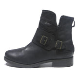 UGG Lidell Womens Black Leather Ankle Boots UK 4.5 Comfortable Stylish