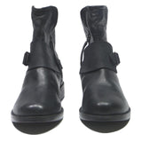 UGG Lidell Womens Black Leather Ankle Boots UK 4.5 Comfortable Stylish