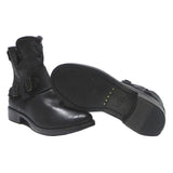 UGG Lidell Womens Black Leather Ankle Boots UK 4.5 Comfortable Stylish