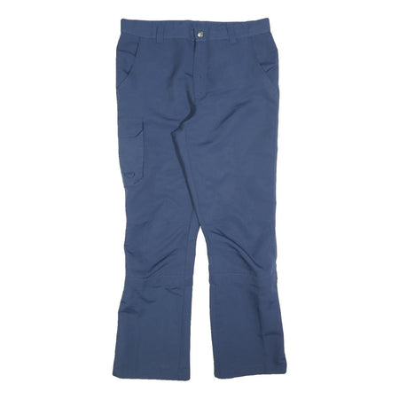 CRIVIT Mens Polyester Blend Navy Regular Cargo Trousers W36 L32 Zip Closure