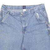 BASIC EDITIONS Mens Denim Blue Casual Shorts M W34 Cotton Blend Relaxed Fit