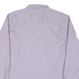 TOMMY HILFIGER Mens Purple Casual Shirt 2XL Cotton Blend Long Sleeve Button