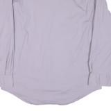 TOMMY HILFIGER Mens Purple Casual Shirt 2XL Cotton Blend Long Sleeve Button