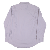 TOMMY HILFIGER Mens Purple Casual Shirt 2XL Cotton Blend Long Sleeve Button