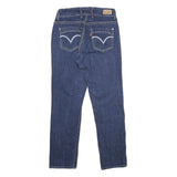 LEVI'S 529 Curvy Skinny Womens Jeans Blue Slim Denim Raw W31 L29 Classic Fit