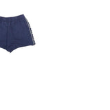 FILA Womens Shorts Navy Blue Casual S W26 Logo Tape Sportswear