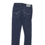 LEVI'S 512 Tapered Mens Jeans Blue Slim Denim Dark W26 L29 Slim Fit Zip
