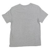 NIKE Mens Grey Just Do It T-Shirt M Short Sleeve Crew Neck Cotton Blend Casual