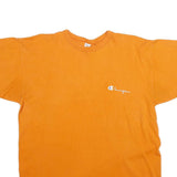 CHAMPION Mens Orange Crew Neck Short Sleeve Graphic T-Shirt L Casual Cotton