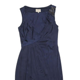 JENNY PACKHAM Womens Navy Blue Sleeveless Pencil Dress Polyester Blend UK 12