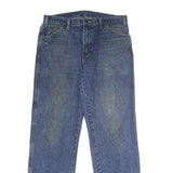 DICKIES Mens Regular Fit Blue Denim Jeans W34 L32 Classic Cotton Zip Closure
