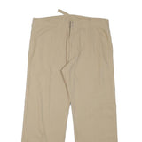 DIESEL Womens Cotton Blend Beige Relaxed Trousers W38 L30 Button Closure Casual