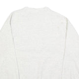 Mens White Heckle & Jeckle Sweatshirt Indian Beach Crew Neck L Cotton Blend