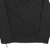 NEW BALANCE Mens Black Plain Polyester Full Zip Pullover Jumper M Sports Casual