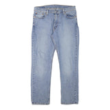 LEVI'S 511 Mens Jeans Blue Slim Skinny Denim Medium W32 L28 Light Wash Zip