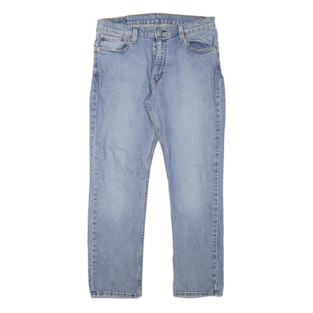 LEVI'S 511 Mens Jeans Blue Slim Skinny Denim Medium W32 L28 Light Wash Zip