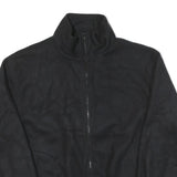 NORTHWEST Mens Black Jacket L Polyester Blend Zip Full Sleeve Casual Plain