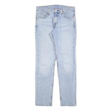 LEVI'S 511 Slim Mens Jeans Light Blue Denim Slim Skinny Cotton Blend W30 L30 Zip