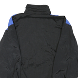 GOLFER Mens Black & Yellow Blue Zip Up Lightweight Polyester Blend Jacket L