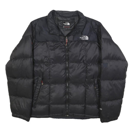 THE NORTH FACE Mens Black Outdoor Jacket S Polyester Woven Plain Regular Fit Zip