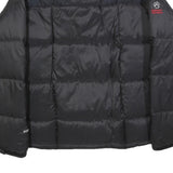 THE NORTH FACE Mens Black Outdoor Jacket S Polyester Woven Plain Regular Fit Zip