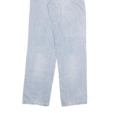 CARHARTT Womens Jeans Blue Regular Straight Denim Light W27 L34 Classic Fit Zip