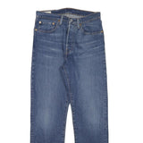 LEVI'S 501 Mens Jeans Blue Regular Straight Denim Medium W27 L27 Classic Button