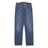 LEVI'S 501 Mens Jeans Blue Regular Straight Denim Medium W27 L27 Classic Button
