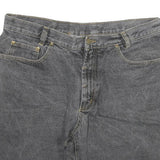 WESTERN STAR Mens Shorts Black Casual XL W34 Cotton Blend Classic Fit Zip Pocket