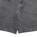 WESTERN STAR Mens Shorts Black Casual XL W34 Cotton Blend Classic Fit Zip Pocket