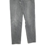 LEVI'S Womens Regular Fit Grey Denim Straight Jeans W31 L34 Classic Cotton Zip