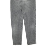 LEVI'S Womens Regular Fit Grey Denim Straight Jeans W31 L34 Classic Cotton Zip
