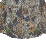 FIELD STAFF Mens Brown & Green Camouflage Shirt XL Cotton Blend Casual Work