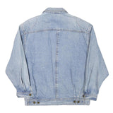 ESPRIT Mens Blue Denim Jacket M Cotton Blend Classic Button Closure Casual