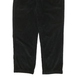NAUTICA Mens Relaxed Black Corduroy Trousers W37 L29 Casual Cotton Blend Zip
