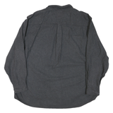 WOOLRICH Mens Black Cotton Shirt 2XL Button-Down Casual Workwear