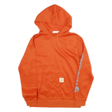 CARHARTT Womens Orange Hoodie 2XL Workwear Casual Comfort Oversized
