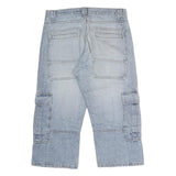 CLOCKHOUSE Mens Shorts Blue Cargo L W36 Comfortable Casual Cotton