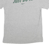 NIKE Mens Grey PSU Football Graphic T-Shirt M Short Sleeve Crew Neck Cotton