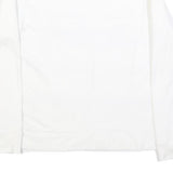 NAUTICA Womens White Red & Blue Crew Neck M Logo Printed Sweater Casual Wear