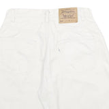 LEVI'S Mens White Cotton Casual Shorts M W31 Classic Fit Comfort